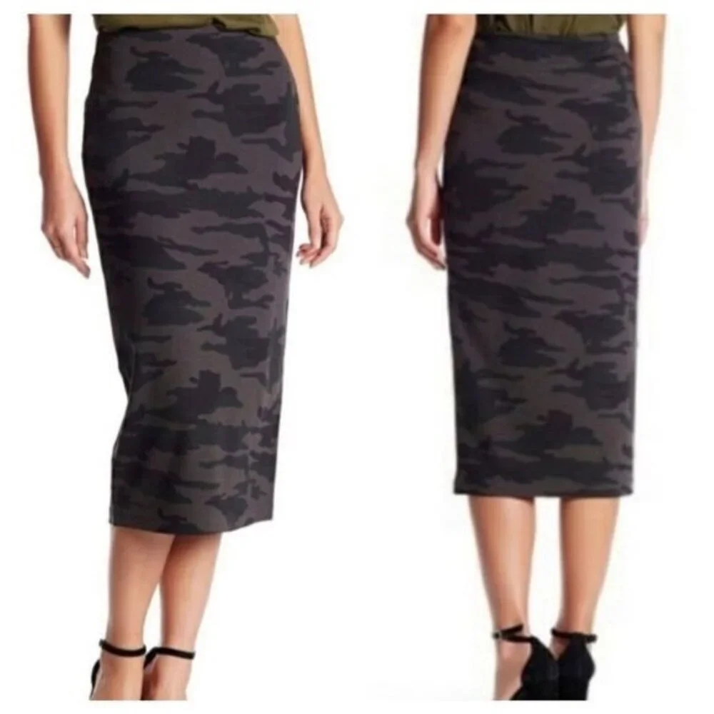 NEW Sanctuary Midi Pencil Skirt in Black Grid Medium - Picture 5 of 9